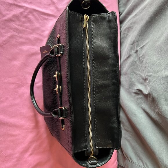 Coach Blake 25 & Blake Mini Carry Alls - Matching Mommy & Me Black Satchels - Picture 5 of 16